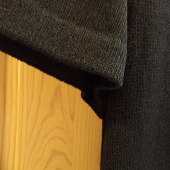 ST. JOHN COLLECTION by Marie Gray Black Knit Dress w/ Gold-Tone Button Closure - Picture 6 of 9